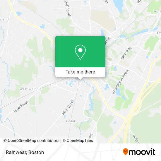 Rainwear map