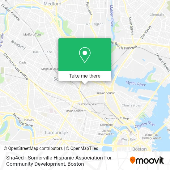 Sha4cd - Somerville Hispanic Association For Community Development map