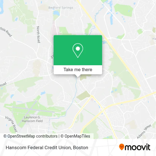 Hanscom Federal Credit Union map