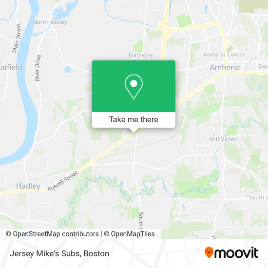 Jersey Mike's Subs map