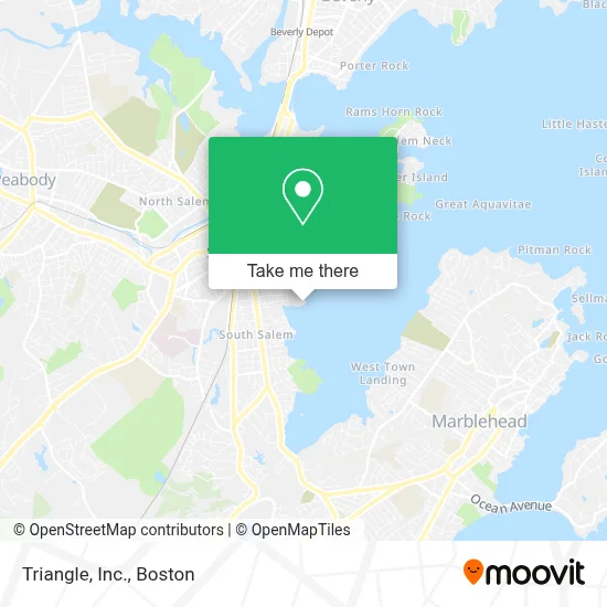 Triangle, Inc. map
