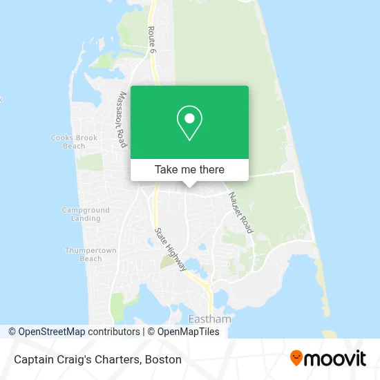 Captain Craig's Charters map