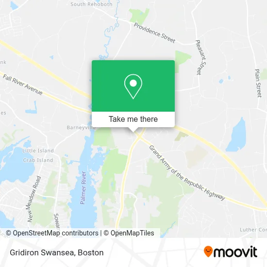 Gridiron Swansea map
