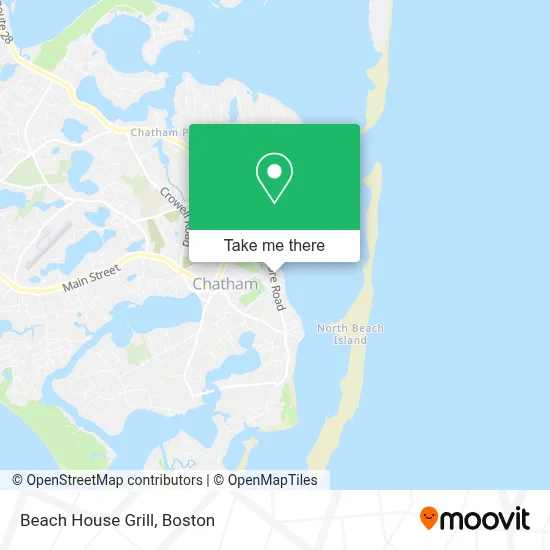 Beach House Grill map