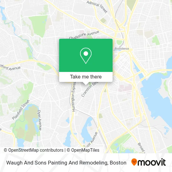 Waugh And Sons Painting And Remodeling map