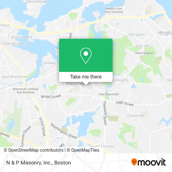 N & P Masonry, Inc. map