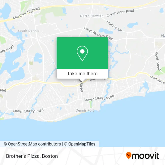 Brother's Pizza map