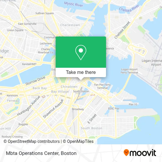 Mbta Operations Center map
