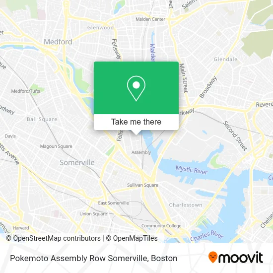 Pokemoto Assembly Row Somerville map