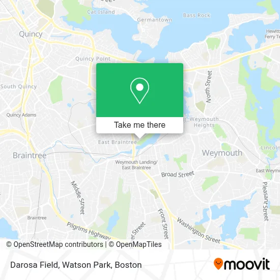 Darosa Field, Watson Park map