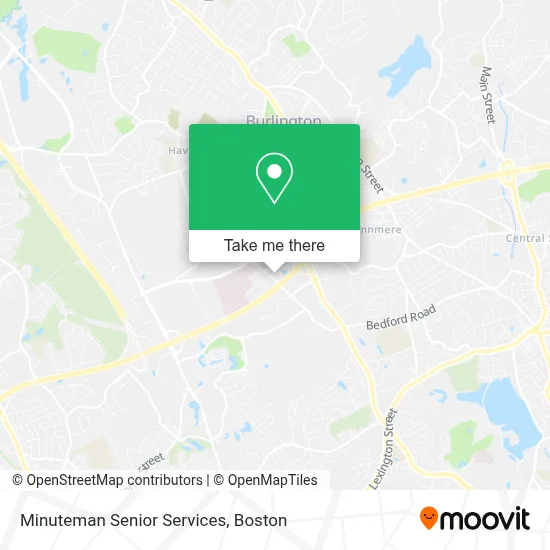 Minuteman Senior Services map