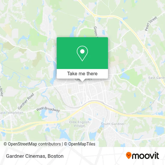 Gardner Cinemas map