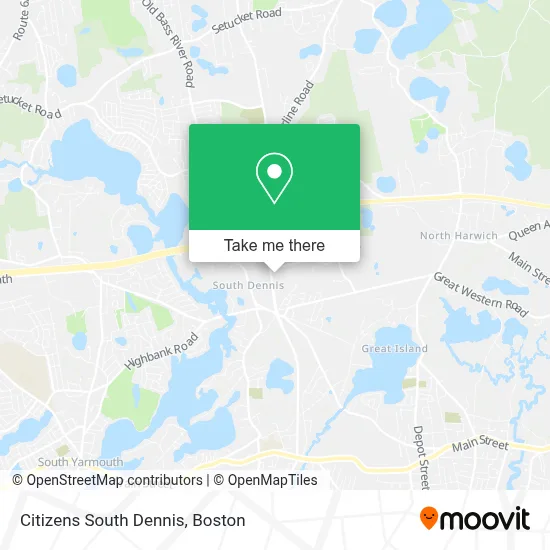 Citizens South Dennis map