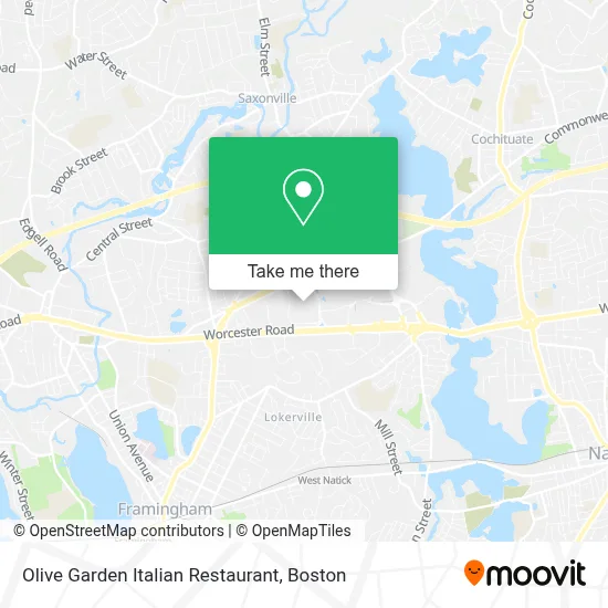 Olive Garden Italian Restaurant map