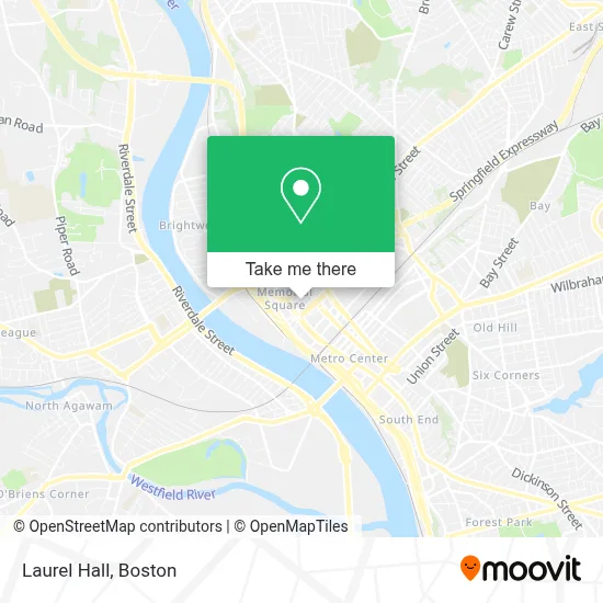 Laurel Hall map
