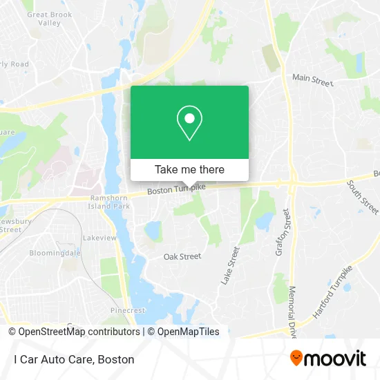 I Car Auto Care map