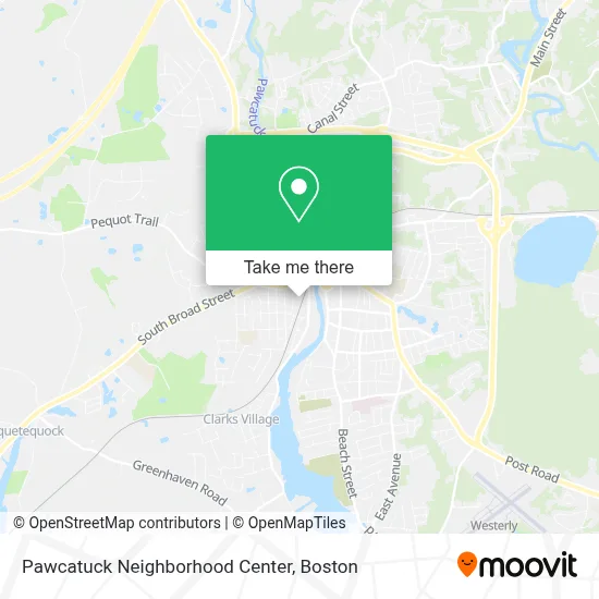 Pawcatuck Neighborhood Center map
