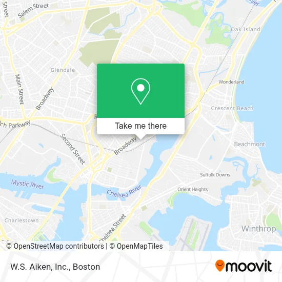 W.S. Aiken, Inc. map