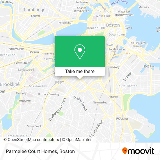 Parmelee Court Homes map