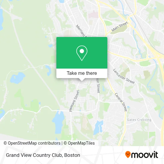Grand View Country Club map
