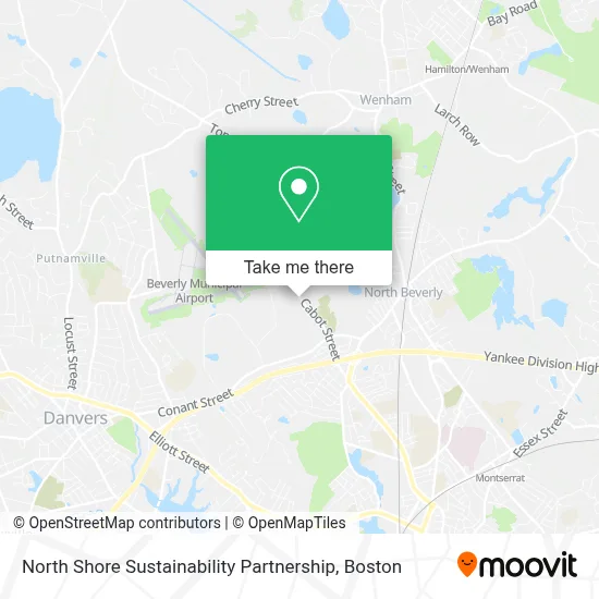 North Shore Sustainability Partnership map