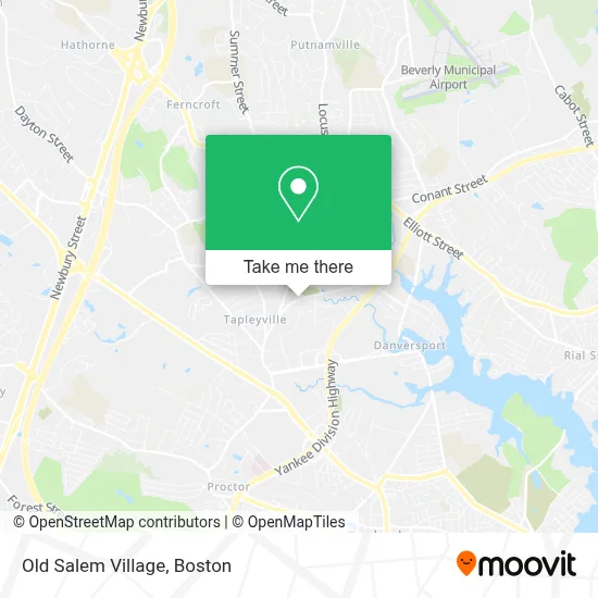 Old Salem Village map