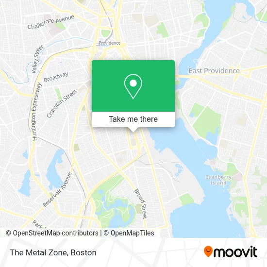 The Metal Zone map