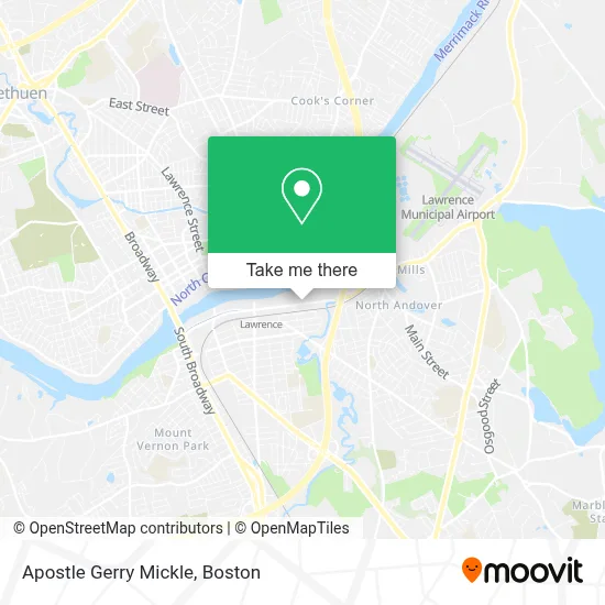 Apostle Gerry Mickle map