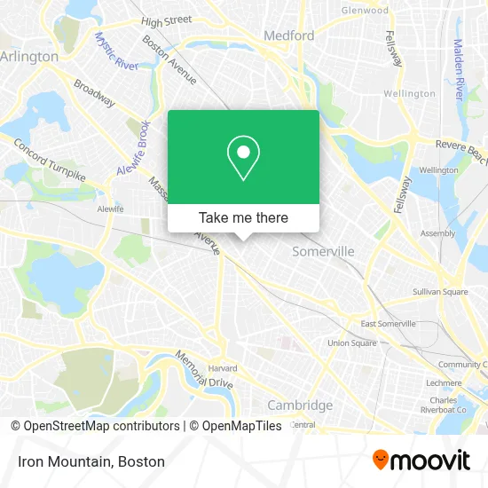 Iron Mountain map
