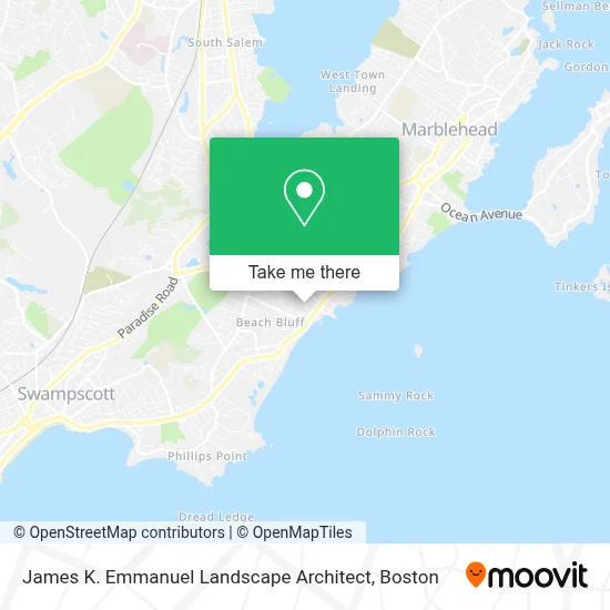 James K. Emmanuel Landscape Architect map