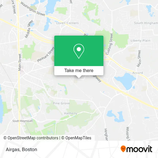 Airgas map