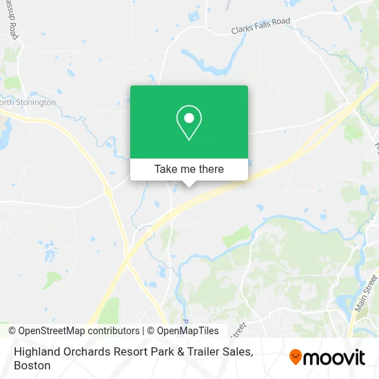 Highland Orchards Resort Park & Trailer Sales map