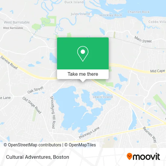 Cultural Adventures map