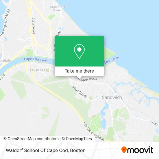 Waldorf School Of Cape Cod map