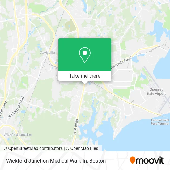Wickford Junction Medical Walk-In map