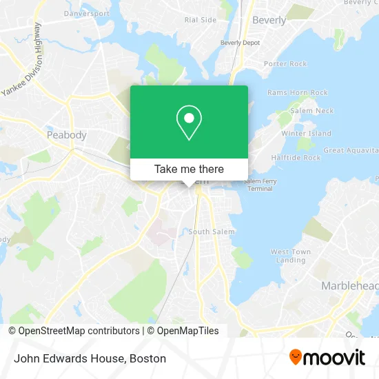 John Edwards House map