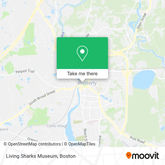 Living Sharks Museum map