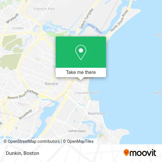 Dunkin map