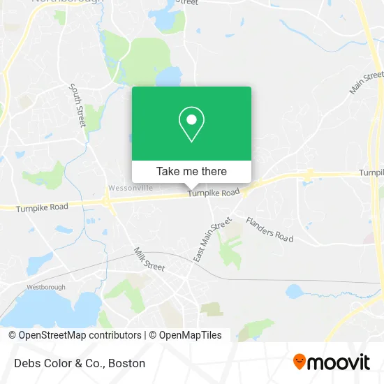 Debs Color & Co. map