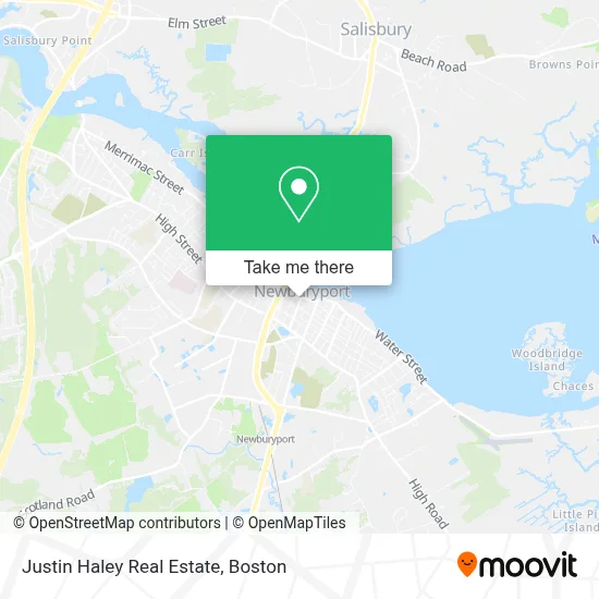 Justin Haley Real Estate map