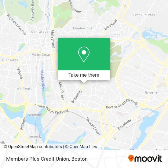 Members Plus Credit Union map