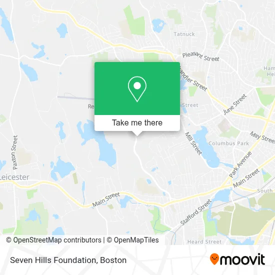 Seven Hills Foundation map