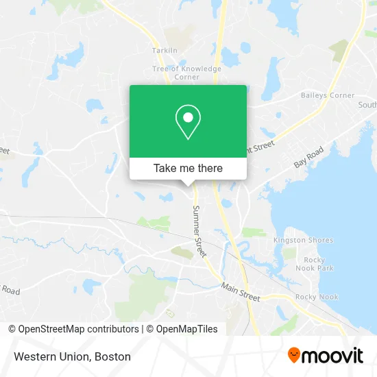 Western Union map