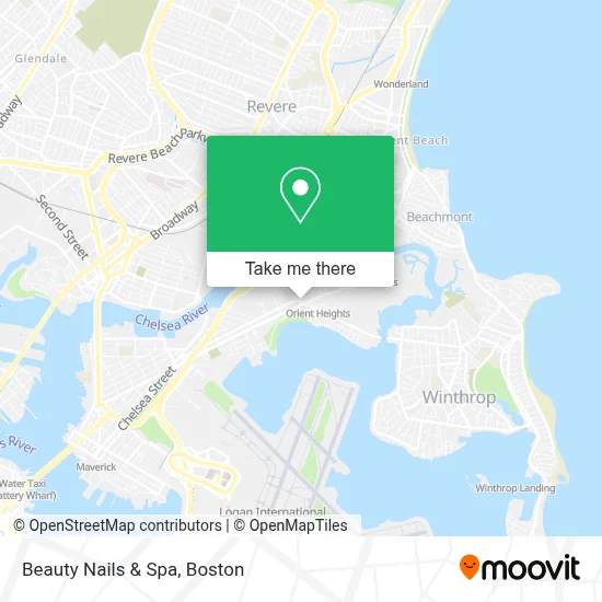 Beauty Nails & Spa map