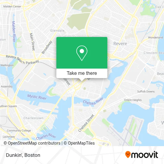 Dunkin' map