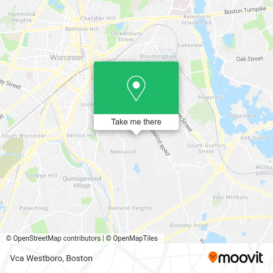 Vca Westboro map