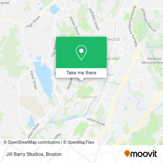 Jill Barry Studios map