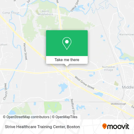 Strive Healthcare Training Center map