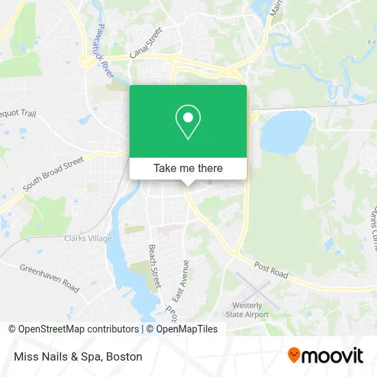 Miss Nails & Spa map