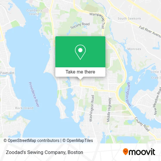 Zoodad's Sewing Company map